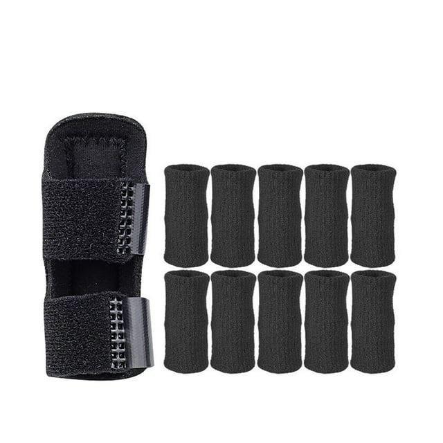 50% Off Clear Naittoop Finger Splint Aluminum Strip Support Knitted Finger Protector Splint Elastic and Breathable