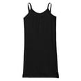 thumbnail image 2 of Huowey Toddler Kids Baby Girls Spaghetti Strap Sleeveless Bodycon Dress Summer Breathable Soft Solid Color Camisole Pencil Dresses Casual Slim Fit Lightweight Stylish Dailywear,Black,18-24 Months, 2 of 5