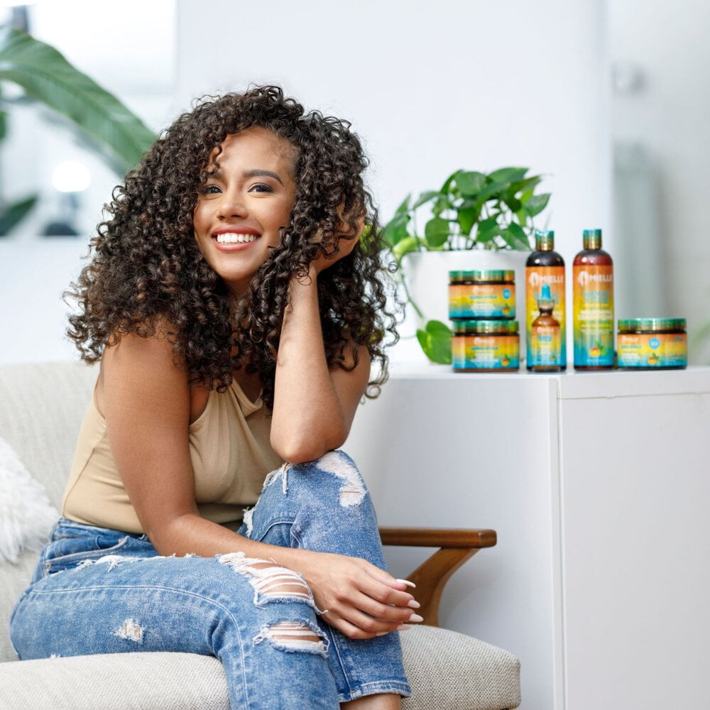 Mielle Organics Mango & Tulsi Nourishing Styling Gel 12 oz, Smoothing & Straightening, Unisex