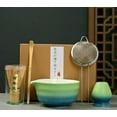 thumbnail image 1 of Complete Matcha Tea Set Including Whisk, Ceramic Bowl, And Holder, for Traditional Japanese Tea Preparation, Ideal for Beginners And Enthusiasts, Durable, Lead-Free, Dishwasher , 5-Piece Tea Set, 1 of 7