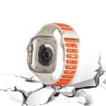 thumbnail image 3 of Correas Reloj Correa Deportiva para Apple ( ) Naranja Blanco, 3 of 9