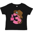 thumbnail image 3 of Inktastic 3rd Birthday 3 Year Old Cowgirl Girls Toddler T-Shirt, 3 of 5