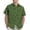 Dark Green, variant on Men's Casual Stylish Ink-Blot Texture Printed Shirt, Lapel Short Sleeve Button-Up Shirt with Artistic Blurry Print, Lightweight Comfortable Men's Fashion Tops for Daily Wear,Watermelon Red,M