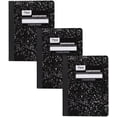 thumbnail image 1 of xianyou-Composition Notebook, 3 Pack, College Ruled Paper, 7-1/2" x 9-3/4", 100 Sheets per Comp Book, Black Marble (38111), 1 of 4