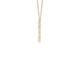thumbnail image 2 of ANGARA Lab Grown & Diamond Circle of Life Pendant for Women in 14K Yellow Gold (Size-3x2mm| Color-F-G| Clarity-VS) | April Birthstone, Anniversary, Jewelry Gift for Women | Lab-Grown Diamond Necklace, 2 of 8