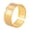 Aries-Gold, variant on Women's Stainless Steel 8mm Simple Creative 12 Constellations Adjustable Wrap Open Ring Gold Pisces