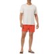 thumbnail image 2 of Pantalones cortos de verano para hombres INSPIRE CHIC para el Día del Padre, pantalones cortos de playa sólidos con forro de malla y cintura con cordón, 32 naranja, 2 of 7