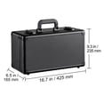 thumbnail image 5 of Graded Card Storage Box, 4 Slots, Graded Sports Cards Holder Carrying Case with Key Lock Foam Dividers, for 96 PSA Graded Cards 68 BGS Cards 76 SGC Cards 348 Top Loaders or 999+ Loose Cards, 5 of 6