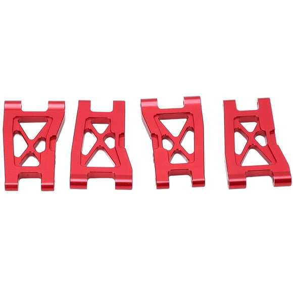Metal Front and Rear Suspension Arm Set RC Car Upgrade Parts for TRAXXAS Latrax Teton 1/18 Remote Control CarRed,