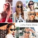 thumbnail image 5 of Retro Narrow Cat Eye Sunglasses Goggles Frame For Women, 5 of 5