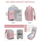 thumbnail image 4 of Mochila de viaje LOVEVOOK 40L para mujer con 3 cubos de embalaje, 4 of 9