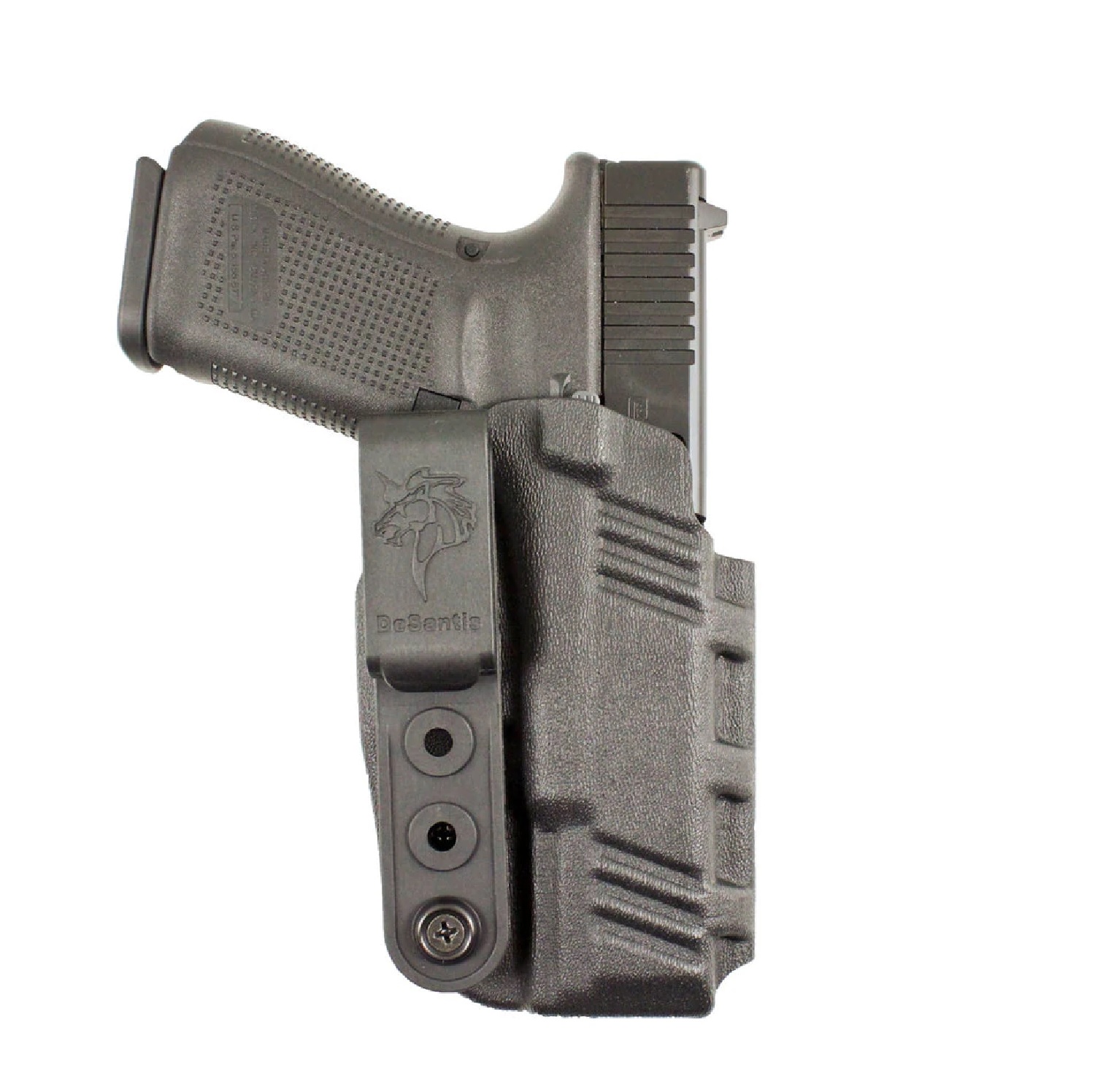 DeSantis Slim-Tuk HLSTR, Tuck-Able 360 C-Clip, Fits S&W J FRAME 2", Ambidextrous, Black
