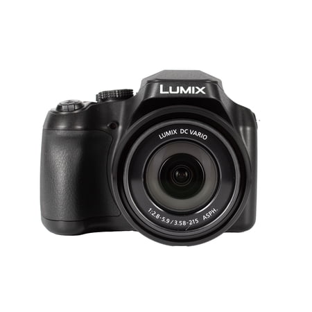 Panasonic LUMIX FZ80D/FZ85D Compact Camera with 20-1200mm Zoom Lens, Point and Shoot Digital Camera with 4K Video/Photo Recording and Power Optical Image Stabilizer (Black)