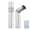 Silver-white, variant on High-Velocity Handheld Turbo Fan, Robust 199-Speed Adjustable Personal Cooling Device, Sturdy Resilient 90° Tilting Smart LED Lipstick Fan with Bottom Light