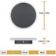 thumbnail image 4 of Indoor Round Wall Lamp Industrial Wall Light Led 7w 3000k Warm White Wall Lamp Ideal For A Loft Hall Or Bedroom, 85/265v (black), 4 of 5