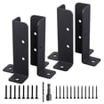 thumbnail image 1 of 4 Pcs Supports de Base Réglables pour Poteau de Terrasse pour Pergola, 1 of 8