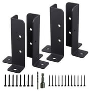 4pcs Adjustable Deck Post Anchor Base Brackets Fence Support For Pergola Railing