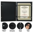 thumbnail image 3 of Americanflat 8.5x11 Diploma Frame Storage Quick Change Frames Holds Documents Collection Tabletop - Black, 3 of 8