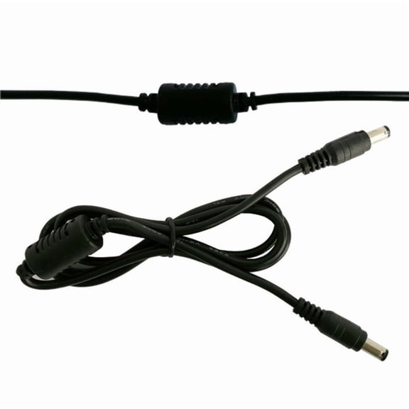 5.5x2.5mm to 5.5x2.1mm DC Power Cable Lead/Male to Male/for CCTV, Security Cameras, Monitor, LED Signs