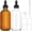 Amber and Clear, variant on 2 Pack 4 oz Dropper Bottles, Tincture Bottles with Dropper, Glass Serum Bottle with Dropper for Essential Oils with Funnel, Labels & (Unbreakable Plastic Eye Dropper)