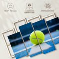thumbnail image 6 of Elephant Stock Modern Tennis Ball Wall Art - Horizontal Multi Panel Canvas - Living Room Wall Decor - Sports Multi Panel - Blue And Green Decor - 68" x 42", 6 of 8