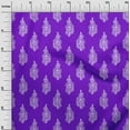 thumbnail image 3 of oneOone Viscose Chiffon Medium Purple Fabric Block Quilting Supplies Print Sewing Fabric By The Yard 42 Inch Wide-3E, 3 of 6