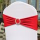 thumbnail image 1 of Diadema elástica para silla con hebilla para bodas, lazo para silla hecho de licra, poliéster y licra., Rojo vino, 10PC, 1 of 5