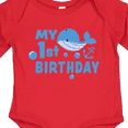 thumbnail image 4 of Inktastic Nautical My 1st Birthday with Blue Whale and Anchor Boys or Girls Long Sleeve Baby Bodysuit, 4 of 5