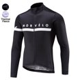 thumbnail image 3 of Morvelo - Maillot de ciclismo térmico de invierno de forro polar, manga larga, ropa de ciclismo para hombre, 3 of 5