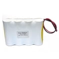 thumbnail image 2 of Exell 4.8V 7000mAH NiCD Battery Pack with 8" 18AWG Bare Wire, 2 of 4