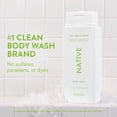 thumbnail image 3 of Native Body Wash, Key Lime & Sugar, Sulfate Free, for Women & Men, 18 fl oz, 3 of 14