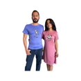 thumbnail image 2 of Duo Parejas De Astronaut y Nave Espacial Vestido y Playera 14 De Febrero San Valentin Color Morado Talla Chica Marca Emil SaEs, 2 of 4