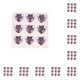 thumbnail image 1 of Injueey 10 hojas de pegatinas de diamantes de imitación, calcomanías acrílicas de mano para niños, estudiante tridimensional DIY, amor, corazón, Artesanía Púrpura claro Injueey HA062097-12B, 1 of 6