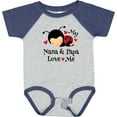 thumbnail image 3 of Inktastic Nana and Papa Love Me Baby Boys or Girls Baby Bodysuit, 3 of 5