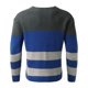 thumbnail image 4 of Gibobby Suéter hombre Sueter para Hombre, Cómodo y Casual con Cuello Redondo(Azul,Chica), 4 of 5