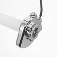 thumbnail image 3 of unbranded Empuñadura De Para Motocicleta Con Luz Indicadora Plata De Hierro, 3 of 8