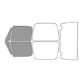 thumbnail image 2 of Rvinyl Window Tint Kit Compatible with Jeep Wrangler 1990-1995 - Front Precut Kit - 50%, 2 of 8
