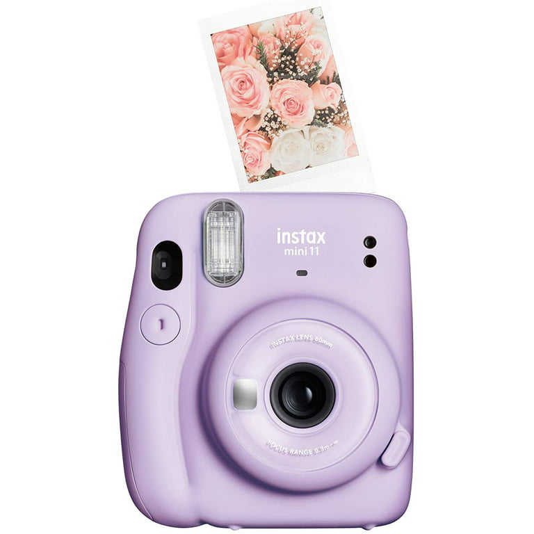 Fujifilm Instax Mini 11 Film Camera Instax Mini Instant Polaroid Camera  [Bundle With 1 x Twin Pack film + Iron Patch] - MSL Digital Online Store
