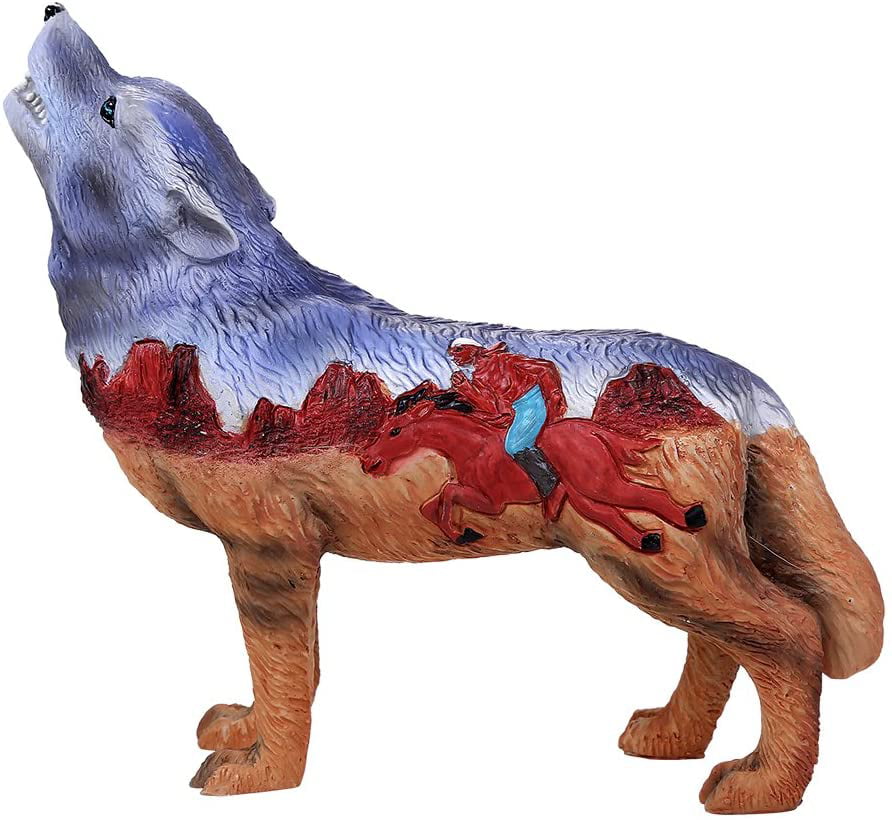 Pacific Giftware The Wolf Spirit Collection Revered War Wolf Spirit Collectible 
