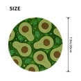 thumbnail image 3 of Disketp Big Colorful Avocados Small Mouse Pad 7.9x7.9 Inches,Washable Round Mousepad For Office Laptop Computer,Non-Slip Rubber Base Mouse Pads For Wireless Mouse, 3 of 8