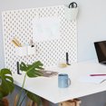 thumbnail image 1 of CTIRCHIU 2Pcs Pegboard Desk Mount Brackets Black Strong Stable Support for Home Use, 1 of 8