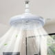 thumbnail image 5 of Ventilador de techo 30W | Control remoto LED Montaje empotrado | 9.8" de diámetro | Motor silencioso | Flujo de aire de 3 velocidades | Iluminación regulable y agradable a la vista | Ahorro de, 5 of 9