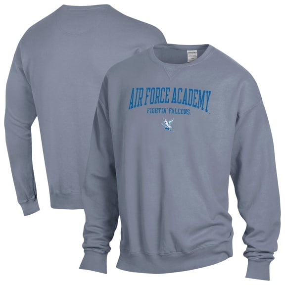 Men's ComfortWash Gray Air Force Falcons Fleece Sweatshirt