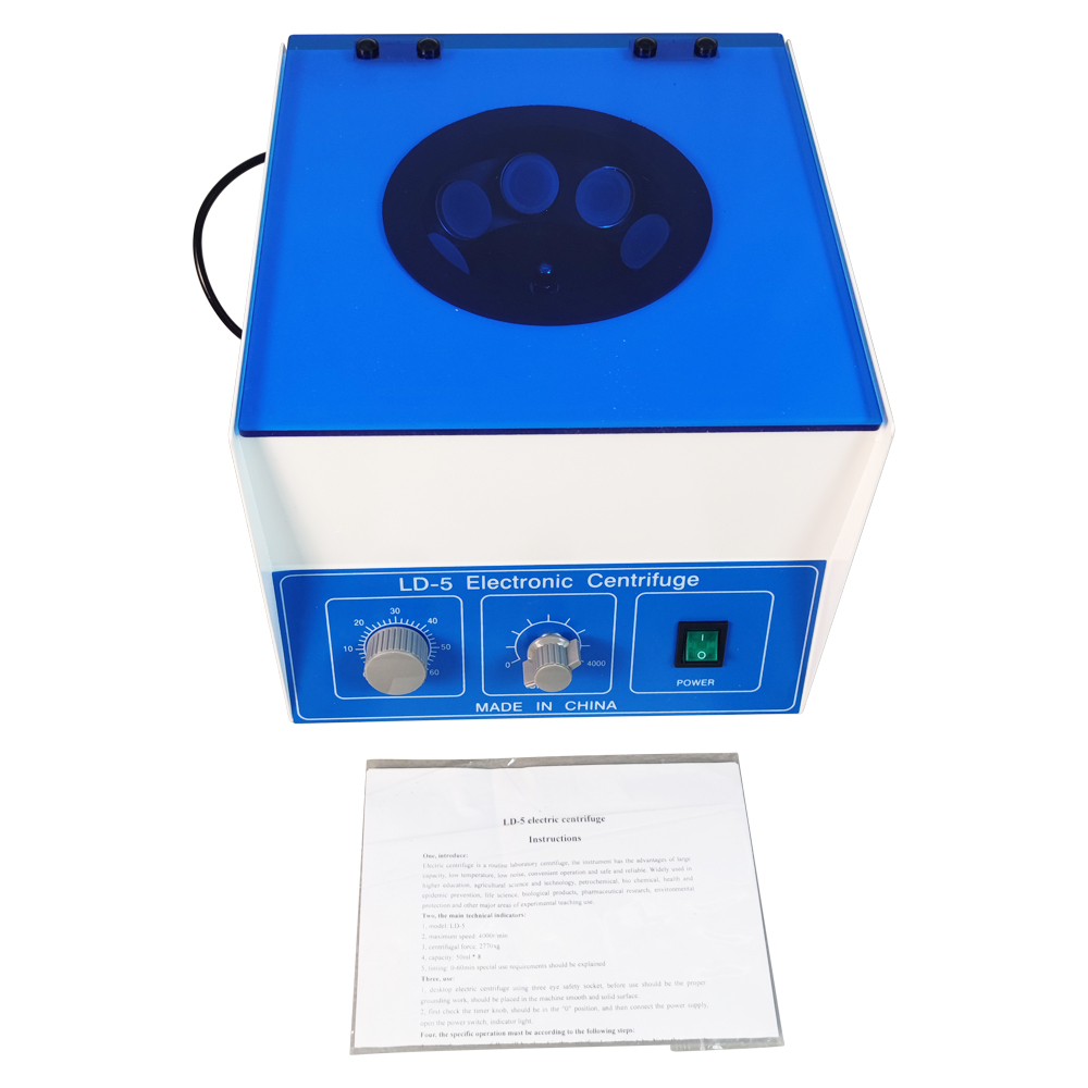 LD-5 Electric Benchtop Centrifuge Laboratory Equipment 4000RPM