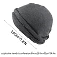 thumbnail image 3 of pstuiky Turbante para hombre, gorro trenzado con forro de satén, preatado, para dormir (circunferencia de cabeza aplicable: 60-62 cm / 23,62-24,41 pulgadas)., 3 of 9
