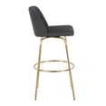 thumbnail image 5 of Toriano 30" Fixed-Height Bar Stool, Bar Chairs, Swivel Bar Stools, Bar Stools Set of 2, 5 of 6