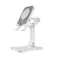 thumbnail image 1 of Miulika 1pc Mobile Tabletop - Stand Foldable Adjustable for iPhonee Multiple Devices White, 1 of 8