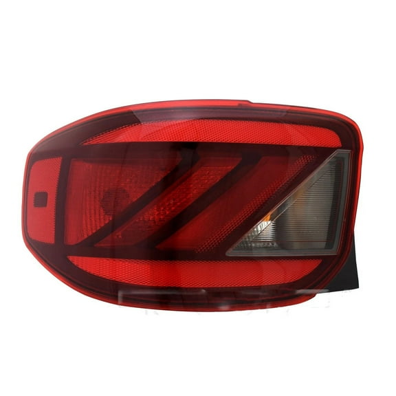 KarParts360 For Hyundai Venue 2020 21 22 23 2024 Tail Light Driver Side | Red And Clear Lens | PC ABS Plastic Housing | PMA Plastic Lens | With Bulbs | Replacement For HY2800152 | 92401-K2010