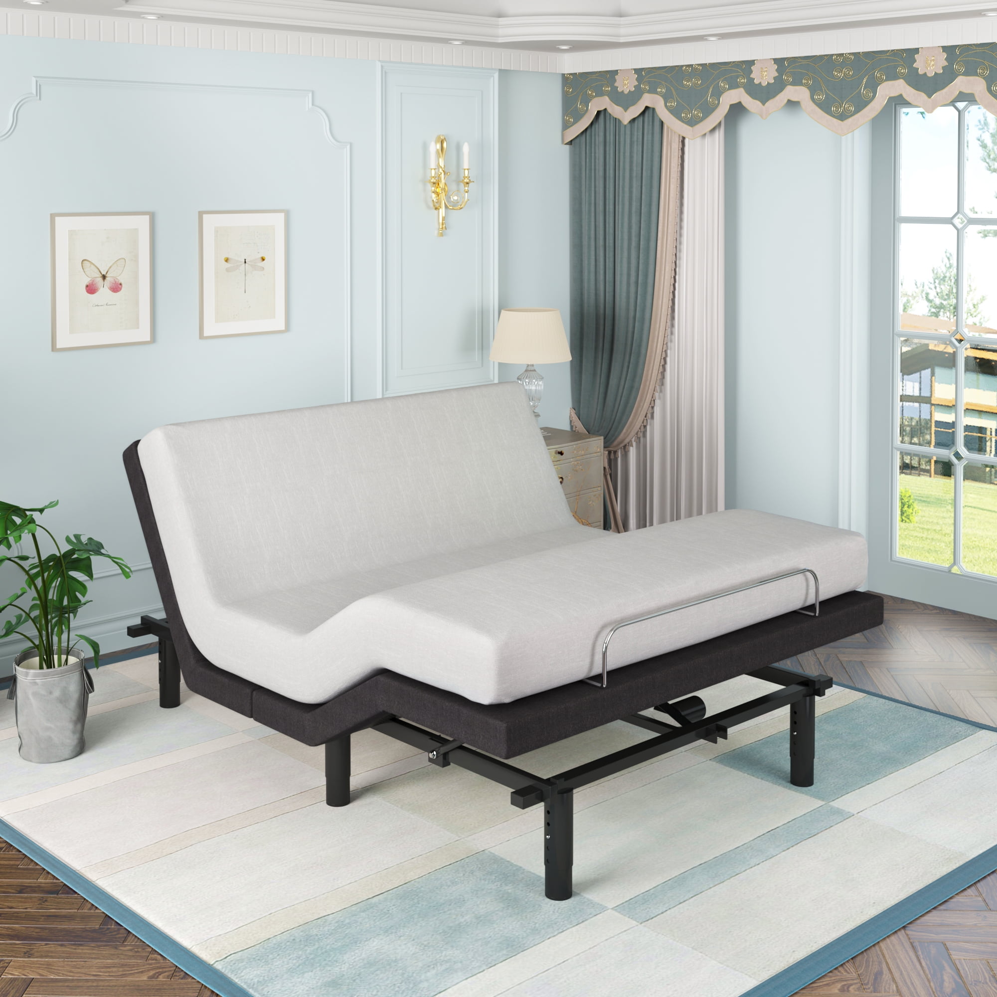 Advanced Power Adjustable Bed Frame, Wireless Remote Control