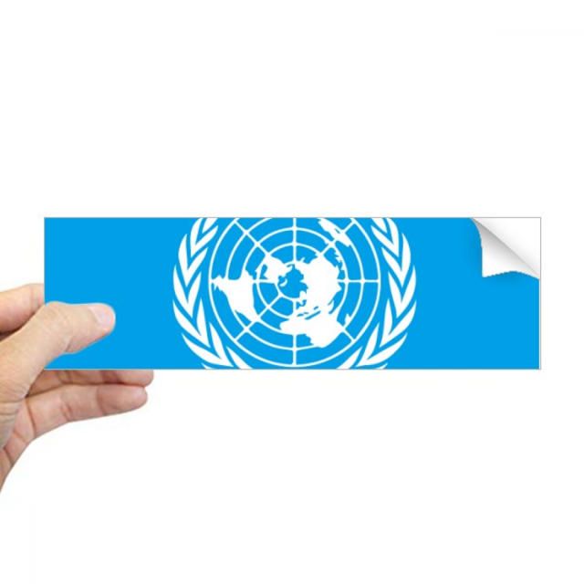 Tourism Country Un Unique Logo Memorial Rectangle Bumper Sticker Notebook Window Decal